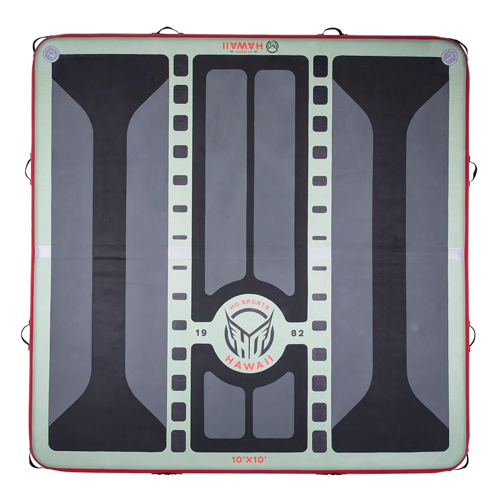 HO Hawaii Inflatable Dock Grey/Red 10Ft