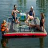 HO Hawaii Inflatable Dock Grey/Red 10Ft view 2