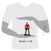 Boss Fight Studio Hero H.A.C.K.S. Flash Gordon Comic Book Action Figure  Highly Articulated Collectible Figurine & Accessories Including Pistols, Sword, Belt, Holster Sheath, & Display Stand  1:18 view 3