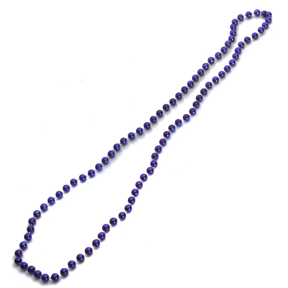Anderson's Purple Beads, 33 Inches, Set of 24, Fan Gear, Birthdays, Homecoming, Game Days, Holidays, Sports Fan Gear,School Spirit, Football Cheerleader Accessories