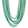 Anderson's Green and White Beads, 33 Inches, Set of 24, Fan Gear, Birthdays, Homecoming, Game Days, Holidays, Sports Fan Gear,School Spirit, Football Cheerleader Accessories view 1