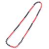 Anderson's Two-Tone Red and Black Beads, 33 Inches, Set of 24, Fan Gear, Birthdays, Homecoming, Game Days, Sports Fan Gear,School Spirit, Football Cheerleader Accessories view 1