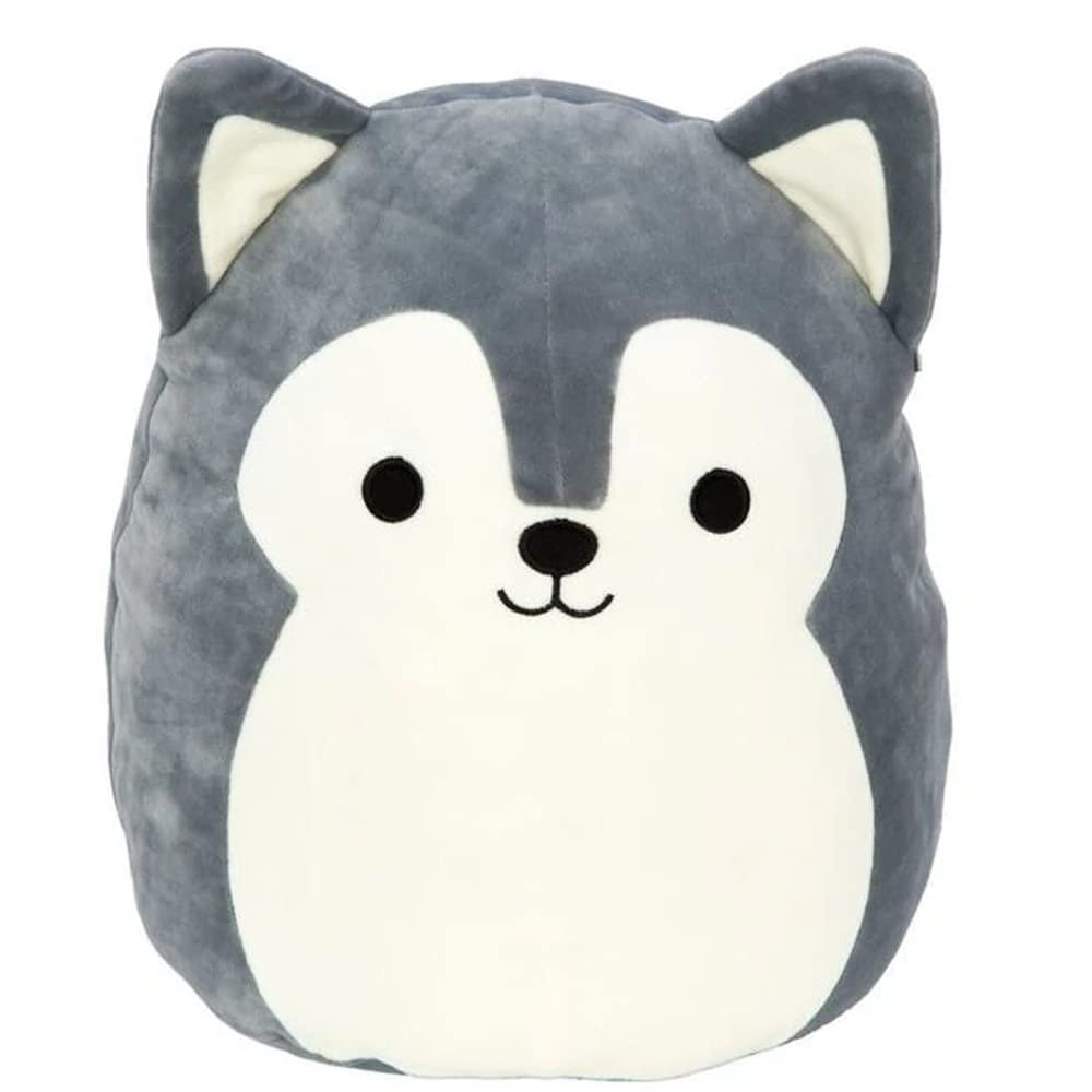 Squishmallow Official Collectible Kellytoy Pet Squad Dogs Cats Bunnies Frogs Squishy Soft Animals (Ryan Husky, 10 Inch)
