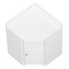 1:12Mini Dollhouse Corner Cabinet, Dollhouse Corner Cabinet Decorative Robust Exquisite Craftsmanship Simulated Mini Kitchen Cabinet view 2