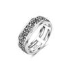YAFEINI Sunflower Anxiety Ring Sterling Silver Sunflower Filigree Spinner Fidget Ring for Anxiety Stress Relief Jewelry Gifts for Women view 1