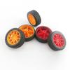10pcs Toys Car Wheels 30mm Rubber Tire for DIY Model Toy Accessories (Red) view 2