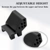 OGRC Adjustable Height Rear Axle Truss Upper Link Mount Aluminum Alloy Link Bracket for Axial SCX24 C10 JLU Gladiator Bronco Upgrade Part (Black) view 3
