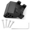 OGRC Adjustable Height Rear Axle Truss Upper Link Mount Aluminum Alloy Link Bracket for Axial SCX24 C10 JLU Gladiator Bronco Upgrade Part (Black) view 4