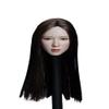 1/6 Scale Asian Girl Suntan Skin Head Sculpt Carved for 12inch Female PH TBL JO Action Figure Body Collection (Brown Straight Hair) view 1