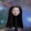 1/6 Scale Asian Girl Suntan Skin Head Sculpt Carved for 12inch Female PH TBL JO Action Figure Body Collection (Brown Straight Hair) view 3