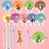 TOY Life 36 Pcs Bubbles Party Favors Valentines for Kids Classroom Mini Bubble Wands Bulk with Valentines Day Cards for Kids School Gift Exchange Birthday Valentines Goodie Bag Stuffer Fillers view 4