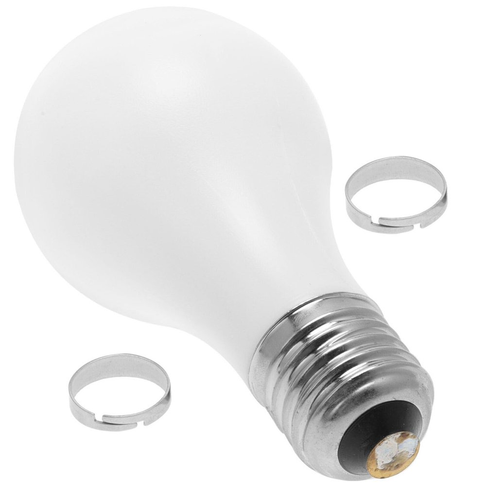 STOBOK Bulb Props, Bulb Close-Up LED Glow Tricks Bulb Toy Illusions Party Magical Props Magician's Comedy for Magic Trick, White
