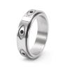 Spinner Ring for Women Men Anxiety Ring Fidget Band Ring for Anxiety for Men Fidget Rings Thumb Ring for Stress Relief Stress Relieving Spinner Rings Titanium Rings for Women Spinning Ring view 1