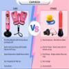 Pink Inflatable Punching Bag for Kids Complete with Boxing Gloves and Pump. for immediate Bounce Back for Practicing Mixed Martial Arts, Boxing, Taekwondo, Karate. Perfect Toy for Girls 4-12 view 4