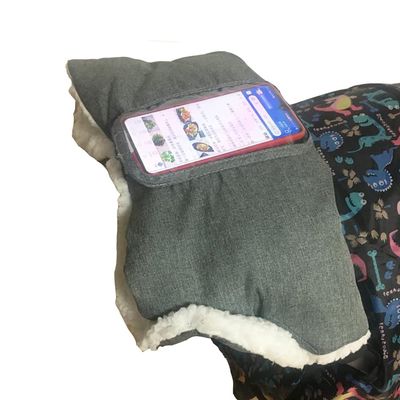 1 Pair Stroller Hand Muffs Thick Waterproof Warm Gloves Carts Compatible Hand Muffs Pram Stroller Accessory Hand Warmers