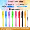 WEST STORY 32Pcs Invisible Ink Pen, Spy Pen with UV Light for Kids Magic Party Favors, Magic Pens for Kid Writing Secret Message, Goodies Bags Toy, Kids Party Favors, Class Gift view 3