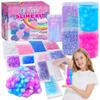 Unicorn Slime Kit for Girls 4-12,Supplies Makes Butter Slime,Candy Confetti,Glimmer Crunchy,Foam Crunchy,Jelly Cubes Slime Party Favors for Kids view 1