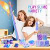 Unicorn Slime Kit for Girls 4-12,Supplies Makes Butter Slime,Candy Confetti,Glimmer Crunchy,Foam Crunchy,Jelly Cubes Slime Party Favors for Kids view 3