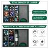 Grajar 3 in 1 Dice Tray with Lid, Portable Dice Box Storage, D&D RPG MTG Table Games (Green) view 2
