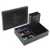 Grajar 3 in 1 Dice Tray with Lid, Portable Dice Box Storage, DND Dice Holder for Dungeons and Dragons D&D RPG MTG Table Games (Black) view 1