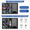 Grajar 3 in 1 Dice Tray with Lid, Portable Dice Box Storage, DND Dice Holder for Dungeons and Dragons D&D RPG MTG Table Games (Black) view 2