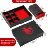 Grajar DND Dice Tray and Tower: Portable Dice Storage with Lid for Dungeons and Dragons, D&D, RPG, MTG & Table Games (Red) view 4