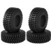4PCS 110Mm 1.9 Rubber Tire Wheel Tyre for 1/10 RC Crawler Car TRX4 D90 Axial SCX10 II III Redcat A view 1