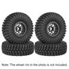 4PCS 110Mm 1.9 Rubber Tire Wheel Tyre for 1/10 RC Crawler Car TRX4 D90 Axial SCX10 II III Redcat A view 3