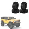 4PCS 110Mm 1.9 Rubber Tire Wheel Tyre for 1/10 RC Crawler Car TRX4 D90 Axial SCX10 II III Redcat A view 4