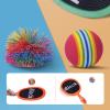 Smartwo Portable Paddles and Bouncy Balls Set for Kids or Adults Indoor Outdoor Activities, Sport Game for Beginner or Intermediate, Swing Racket in Beach Pool Backyard Playground Lawn Park or Court view 3