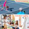 Smartwo Portable Paddles and Bouncy Balls Set for Kids or Adults Indoor Outdoor Activities, Sport Game for Beginner or Intermediate, Swing Racket in Beach Pool Backyard Playground Lawn Park or Court view 4