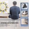 Jolan Baby Playpen, Large Safety Playard for Toddlers, Baby Fence with Breathable Net and Zipper Door, Indoor Outdoor Kids Activity Center Playpen 120120cm 120160cm 180200cm,Grey-180200cm view 3