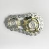 Bicycle Chain Gear Fidget Spinners,Chain Fidget Toys Stainless Steel Gears Linkage Sensory Sprocket Stress Anxiety Relief EDC Novelty Toy(Gold Plating Sprockets) view 1