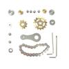 Bicycle Chain Gear Fidget Spinners,Chain Fidget Toys Stainless Steel Gears Linkage Sensory Sprocket Stress Anxiety Relief EDC Novelty Toy(Gold Plating Sprockets) view 4