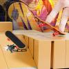 Fingerboard Skate Park Kit,Skateboard Finger Toys with 3 Finger Skateboards & 8 Skatepark Deck Ramp for Boys or Girls Gift, Mini Finger Board Skate Training for Kids Ages 5 and up view 2