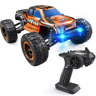 Loolinn | Durable RC Cars for Kids - Hobby Grade, 1/16 RC Truck, Top Speed 19mph, Adjustable Speed, Off-Road, 4WD - Upgradeable Remote Control Car (Gift for Boys and Adults)