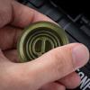 Haptic Coin Fidget Slider - EDC Haptic Slider Magnetic Metal Fidget Toy Fidget Coin, ADHD Autism Sensory Toys Stress Relief Toys Office Desk Toys Fidget Toys for Adults (Bronze Demon) view 4