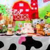 3 Pcs Pink Cowgirl Cow Print Table Cover Plastic Rectangle Cowgirl Farm Animal Theme Party Tablecloth Pink Black and White Cow Print Disposable for Kids Barnyard Baby Shower Birthday Party Supplies view 2