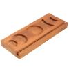 Zerodeko Wooden Tarot Card Holder Elegant Handmade Display Stand for Tarot Cards Compact Space-saving Design for Home and view 1