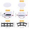 STOBOK Rotating Sushi Train Toys Electric Rotary Sushi Machine Set Track Conveyor Belt Rotating Table Food Train Toys for Kids Multifunctional, White view 2
