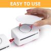 STOBOK Rotating Sushi Train Toys Electric Rotary Sushi Machine Set Track Conveyor Belt Rotating Table Food Train Toys for Kids Multifunctional, White view 4
