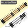 Kids Pirate Telescope & Compass Toy Kits 4pcs Pack Plastic Collapsible Handheld Retro Telescope Spyglass & Pocket Survival Gear Compass for Pirate Theme Party Cosplay Birthday Xmas Gift for Kids view 2