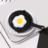 10pcs Miniatures Frying Pans Plastic Miniature Skillet Simulation Cooking Pan Models Mini Dollhouse Kitchen Cookware Dollhouse Accessories view 3