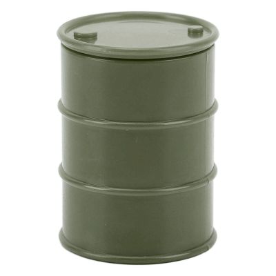 VGEBY RC Decorative Accessories, RC Car Fuel Simulated Mini Oil Drum Car Fuel for 118 124 Scale (Dark Green) Model Accessories Toy