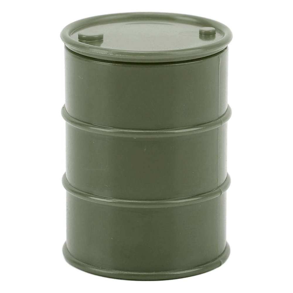 VGEBY RC Decorative Accessories, RC Car Fuel Simulated Mini Oil Drum Car Fuel for 118 124 Scale (Dark Green) Model Accessories Toy
