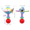 Baby Rattle Toy for Newborns, Cartoon Airplane Handbell Plush Toy, Educational Infant Hand Rattle for Early Development and Parent-Child Interaction view 2