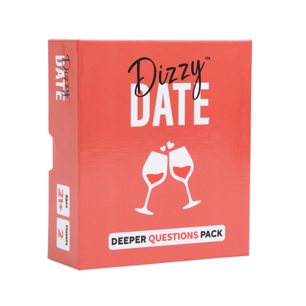 Beer Pressure Dizzy Date: The 2nd Date - Deeper Questions Expansion Pack. The Card Game for Date Night. Perfect Valentine's Day Gift!