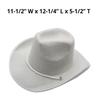 S&S Worldwide Cowboy Hats (Pack of 48) - Fun Decorate & Play Hats, 11.5"x12.25", Perfect for Western Theme8 White view 2