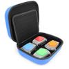 CASEMATIX Blue Toy Case Compatible with 4 VTech KidiGo NexTag Game System Arm Units and Accessories - Includes Travel Case Only view 1