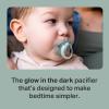 Tommee Tippee Night Time Pacifier, 0-6 Months, Symmetrical Silicone Baglet, BPA-Free Binkies, Glow in The Dark Technology, Pink Pastels, Pack of 6 view 2